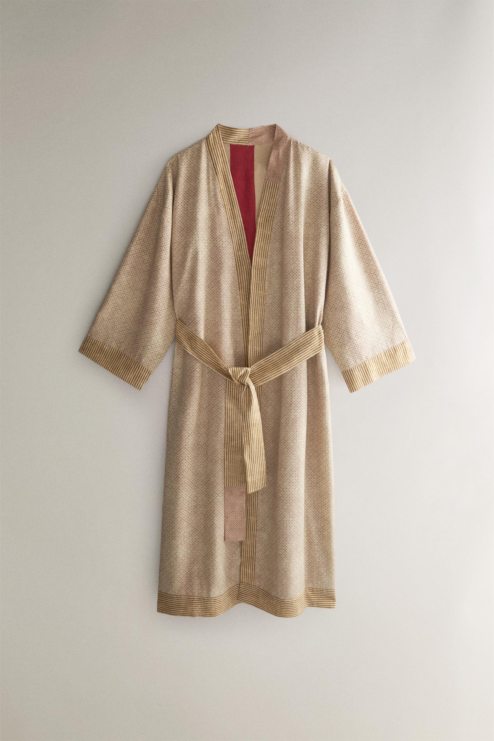 MIXED-PRINT ROBE | KATHARINE POLE